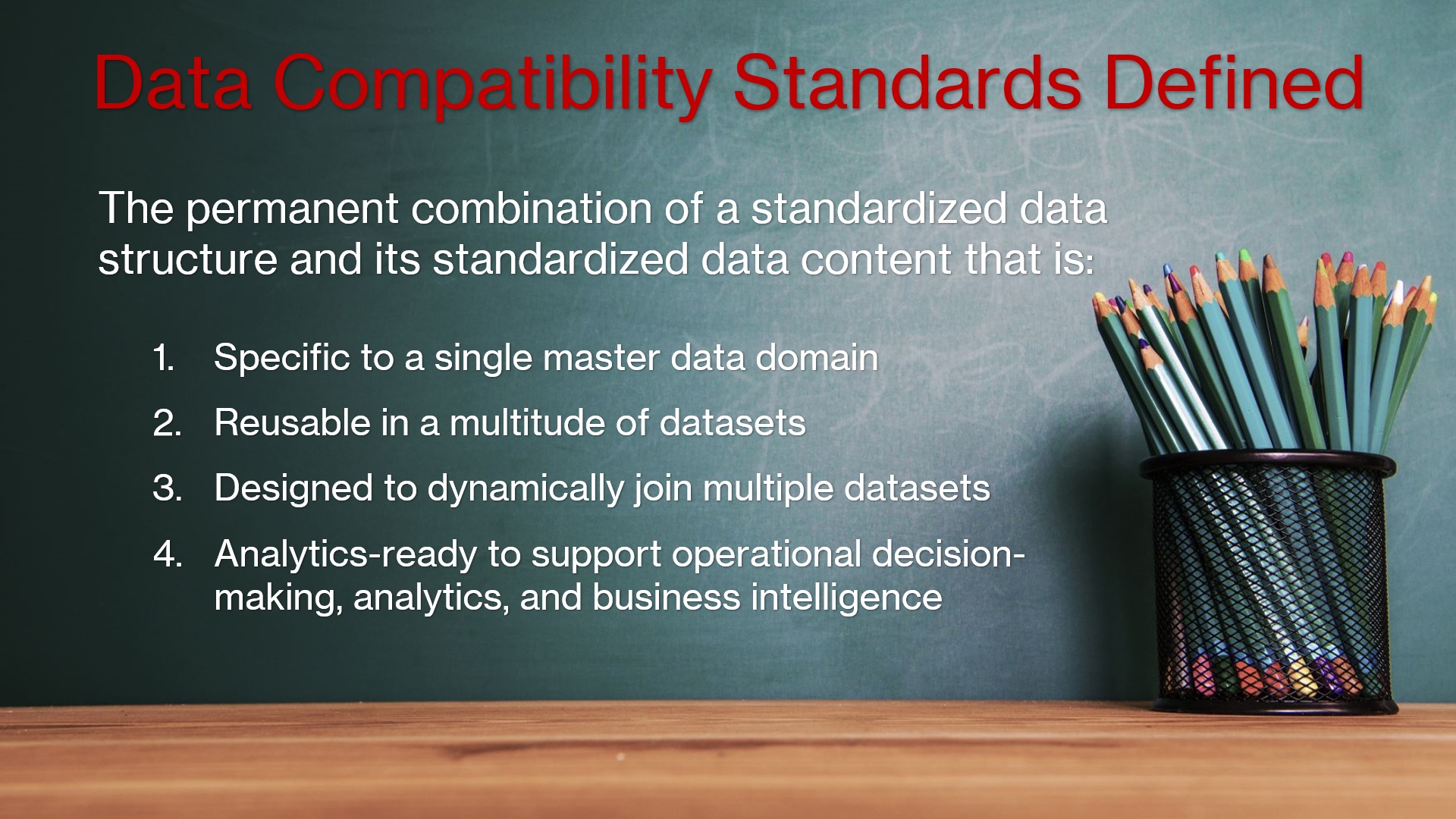 What are Data Compatibility Standards Products?